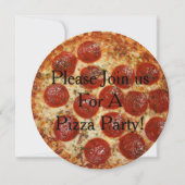 Invitations Pizza Party (Devant)