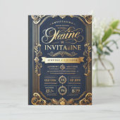 Invitations plates (Debout devant)