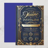 Invitations plates (Devant / Derrière)