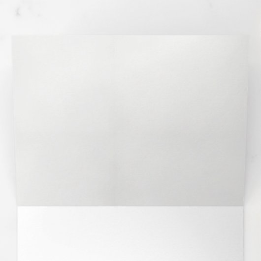 Invitations pliables en trois volets | Élégant num (Intérieur en premier)