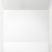 Invitations pliables en trois volets | Élégant num (Intérieur au milieu)