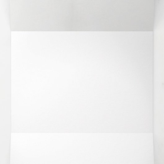 Invitations pliables en trois volets | Élégant num (Intérieur au milieu)