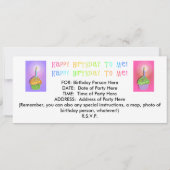 Invitations - Pop Art Birthday Cupcakes (Dos)
