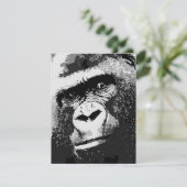 Invitations Pop Art Gorilla (Debout devant)
