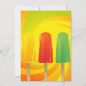 Invitations Popsicles (Devant)