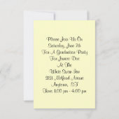 Invitations populaires de diplômés de style Vintag (Dos)