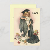 Invitations populaires de diplômés de style Vintag (Devant / Derrière)