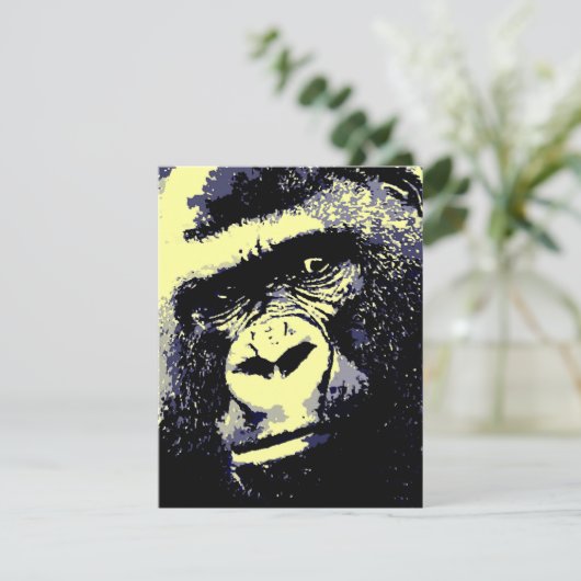 Invitations Portrait Gorilla (Debout devant)