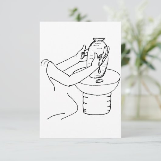 Invitations Potter (Debout devant)