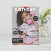 Invitations pour 12e anniversaire pour sa couvertu (Debout devant)