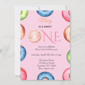 Invitations pour 1er anniversaire Sweet one Cute a (Devant)