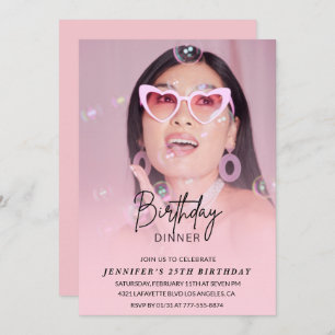 Invitations pour 25e anniversaire Anniversaire Dîn