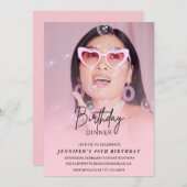 Invitations pour 40e anniversaire Anniversaire Dîn (Devant / Derrière)