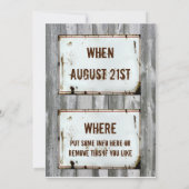 Invitations pour barbecue d'été (Dos)