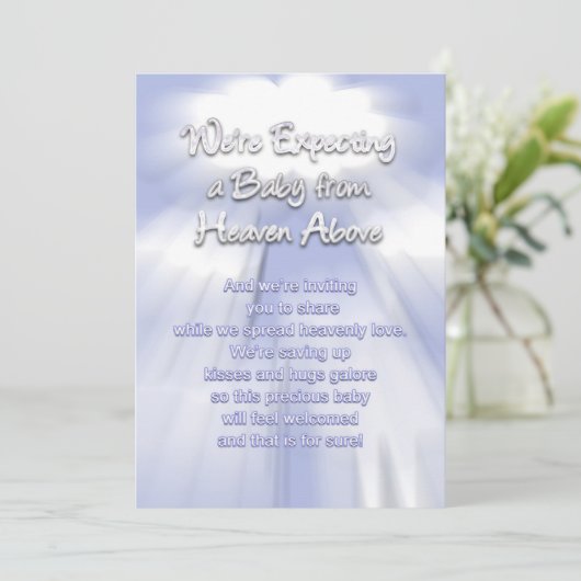 Invitations pour bébés - paradisiaque (Debout devant)