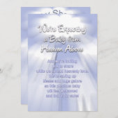 Invitations pour bébés - paradisiaque (Devant / Derrière)