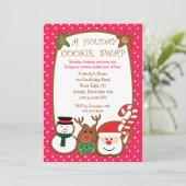 Invitations pour échange de cookies de vacances su (Debout devant)