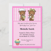 Invitations pour enfants Chefs Anniversaire (Devant)