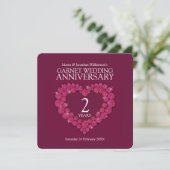 invitations pour fête d'anniversaire de mariage de (Debout devant)