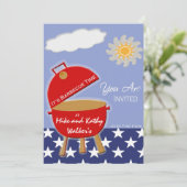 Invitations pour fêtes d'été (Debout devant)