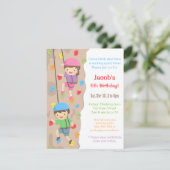 Invitations pour la Escalade Kids Rock (Debout devant)