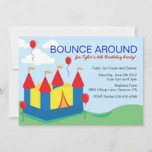 Invitations pour la fête d'anniversaire de Boys Bo