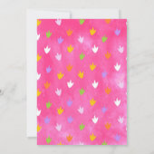 Invitations pour la fête d'anniversaire de Dinosau (Dos)