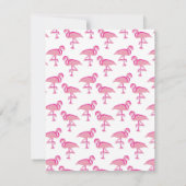 Invitations pour la fête d'anniversaire de flamand (Dos)