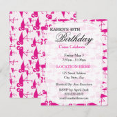 Invitations pour la fête d'anniversaire de flamand (Devant / Derrière)