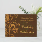 Invitations pour la fête d'anniversaire de la chât (Debout devant)