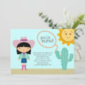 Invitations pour la fête d'anniversaire de la fill (Debout devant)