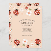 Invitations pour la fête d'anniversaire de la mign (Devant / Derrière)