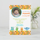 Invitations pour la fête d'anniversaire de la peti (Debout devant)