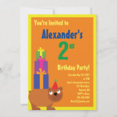 Invitations pour la fête d'anniversaire de l'anima (Devant)