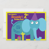 Invitations pour la fête d'anniversaire de l'anima (Devant)