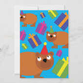 Invitations pour la fête d'anniversaire de l'anima (Dos)