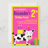 Invitations pour la fête d'anniversaire de l'anima (Devant)