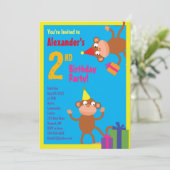 Invitations pour la fête d'anniversaire de l'anima (Debout devant)