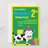 Invitations pour la fête d'anniversaire de l'anima (Devant)