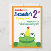 Invitations pour la fête d'anniversaire de l'anima (Devant)