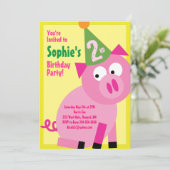 Invitations pour la fête d'anniversaire de l'anima (Debout devant)