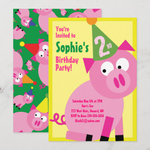 Invitations pour la fête d'anniversaire de l'anima
