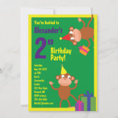 Invitations pour la fête d'anniversaire de l'anima (Devant)