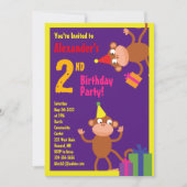 Invitations pour la fête d'anniversaire de l'anima (Devant)