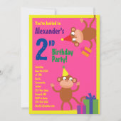 Invitations pour la fête d'anniversaire de l'anima (Devant)