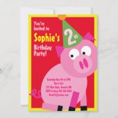 Invitations pour la fête d'anniversaire de l'anima (Devant)