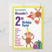 Invitations pour la fête d'anniversaire de l'anima (Devant)