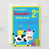 Invitations pour la fête d'anniversaire de l'anima (Devant)
