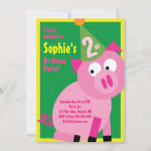 Invitations pour la fête d'anniversaire de l'anima (Devant)