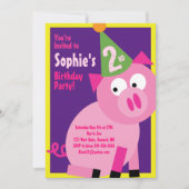 Invitations pour la fête d'anniversaire de l'anima (Devant)